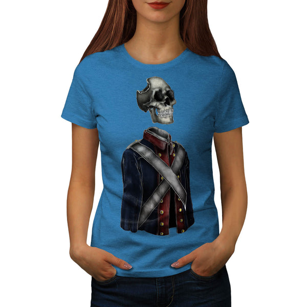 Dead Soldier Skeleton Womens T-Shirt