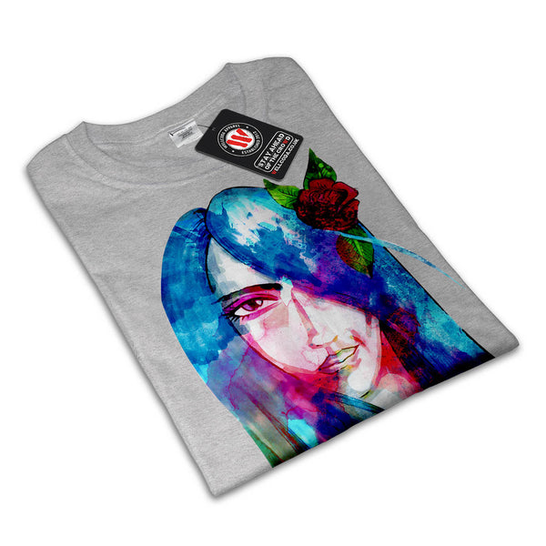 Beautiful Girl Face Mens T-Shirt