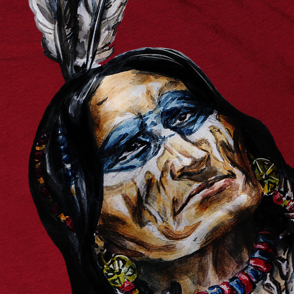 Indian Chieftain Man Womens T-Shirt