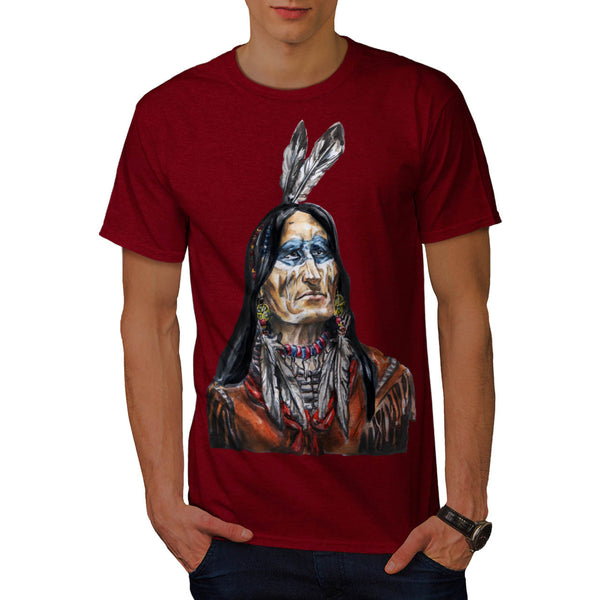 Indian Chieftain Man Mens T-Shirt