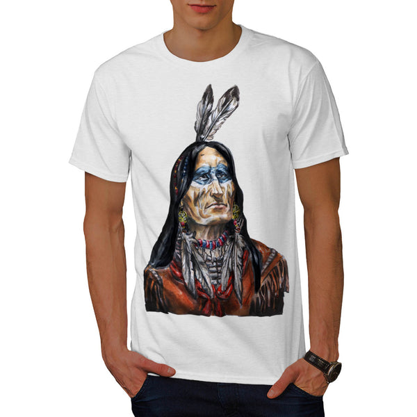 Indian Chieftain Man Mens T-Shirt