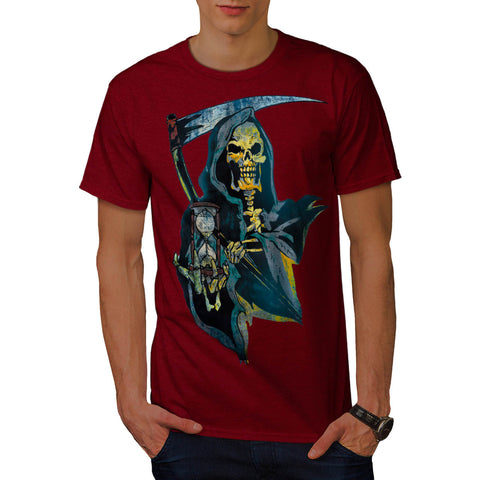 Reaper Skeleton Death Mens T-Shirt