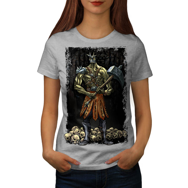 Monster Evil Fighter Womens T-Shirt