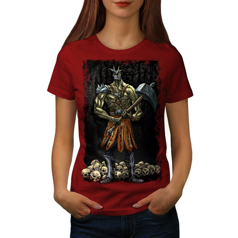 Monster Evil Fighter Womens T-Shirt