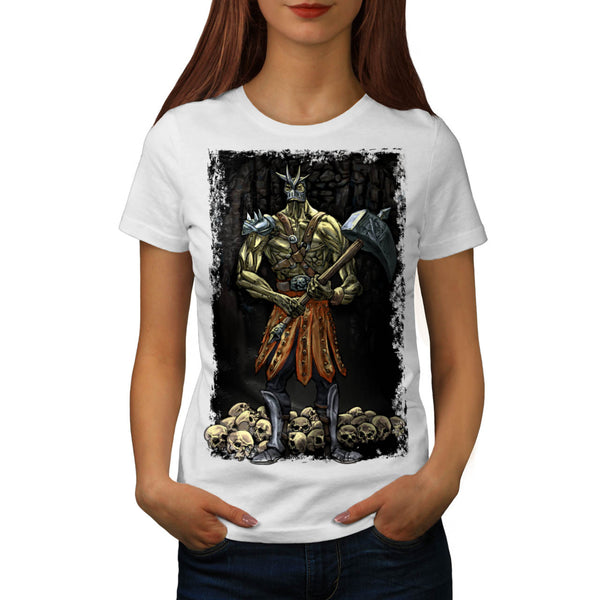 Monster Evil Fighter Womens T-Shirt