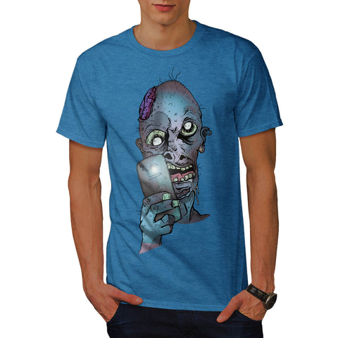 Zombie Selfie Phone Mens T-Shirt