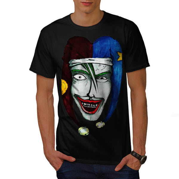 Smiling Scary Clown Mens T-Shirt