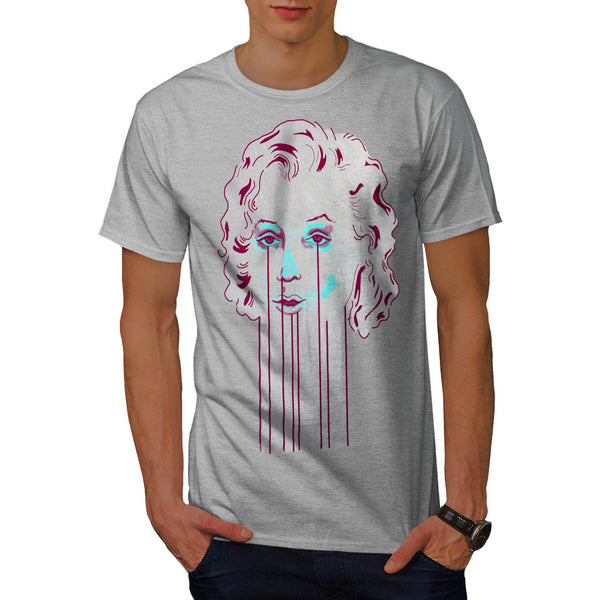 Marilyn Monroe Skull Mens T-Shirt