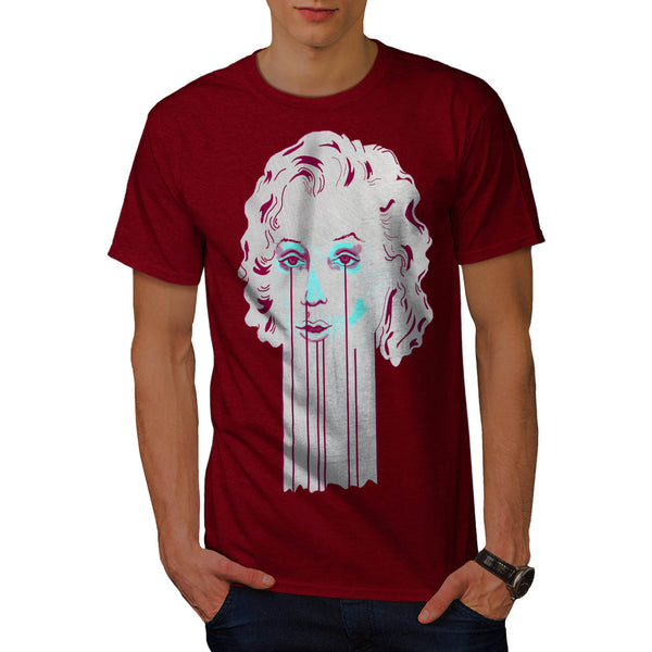 Marilyn Monroe Skull Mens T-Shirt