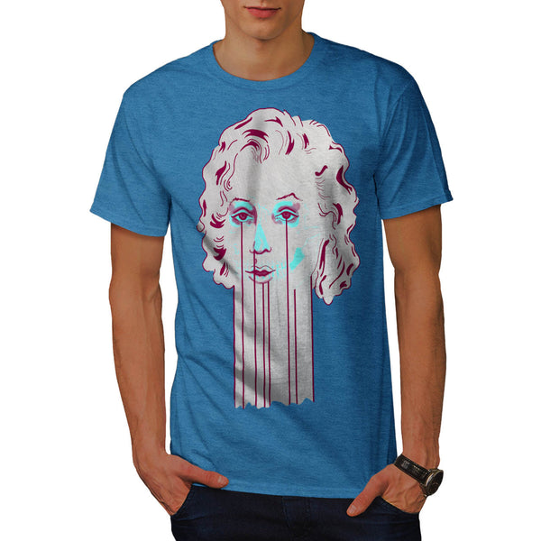 Marilyn Monroe Skull Mens T-Shirt