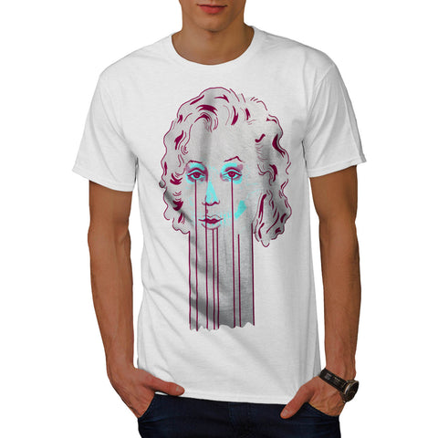 Marilyn Monroe Skull Mens T-Shirt