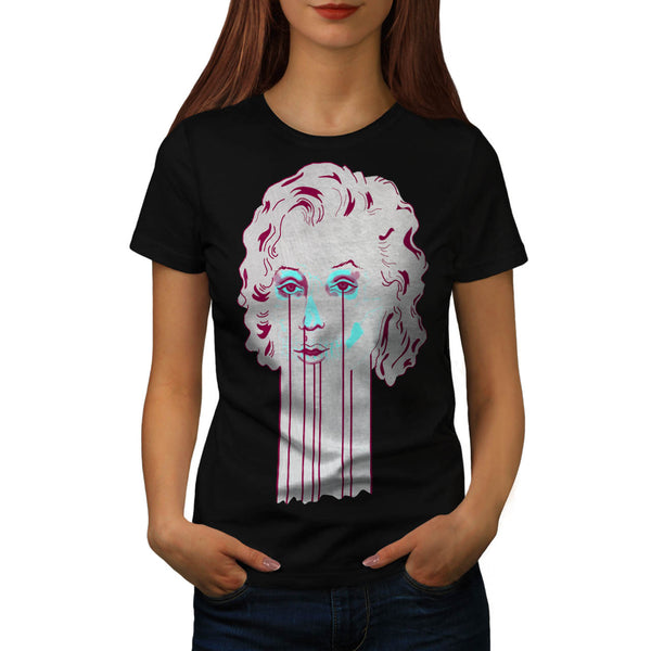 Marilyn Monroe Skull Womens T-Shirt