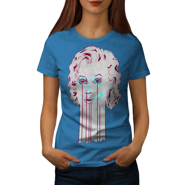 Marilyn Monroe Skull Womens T-Shirt