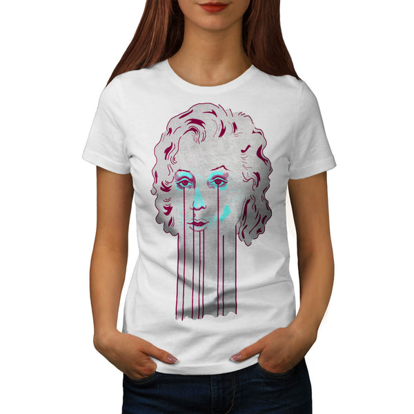 Marilyn Monroe Skull Womens T-Shirt