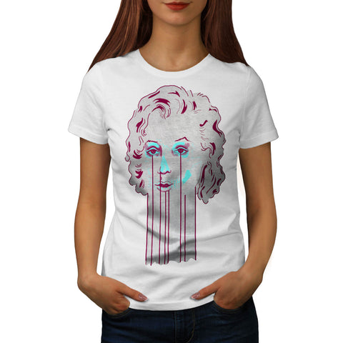 Marilyn Monroe Skull Womens T-Shirt