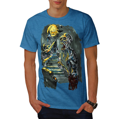 Zombie Horror Movie Mens T-Shirt