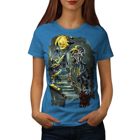 Zombie Horror Movie Womens T-Shirt