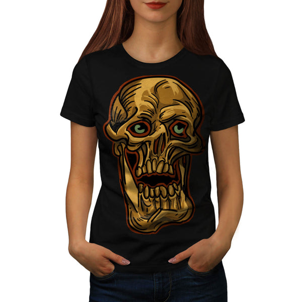 Freakshow Skull Face Womens T-Shirt