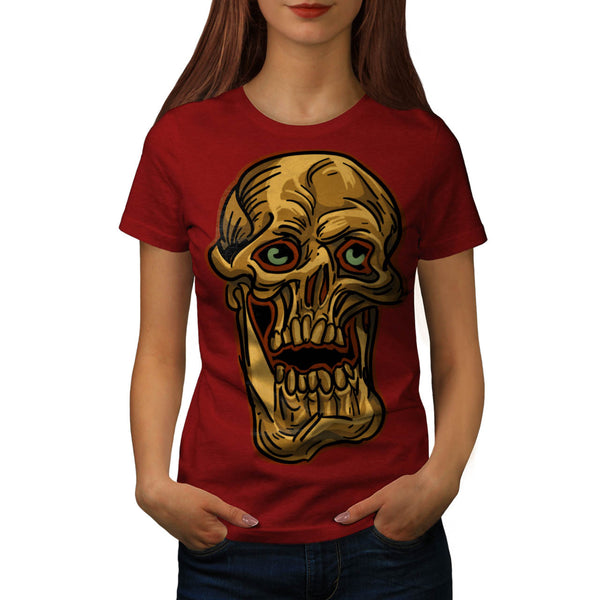 Freakshow Skull Face Womens T-Shirt