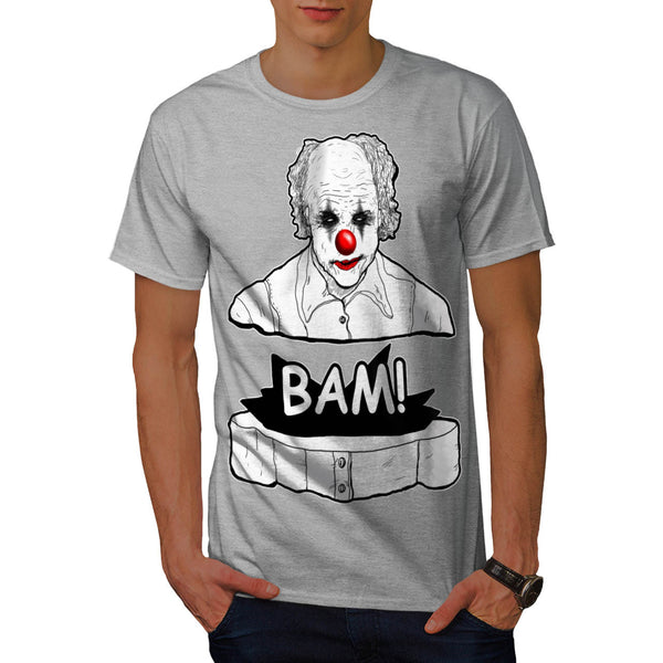 Bam Clown Joker Fun Mens T-Shirt