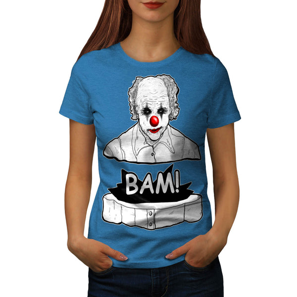 Bam Clown Joker Fun Womens T-Shirt