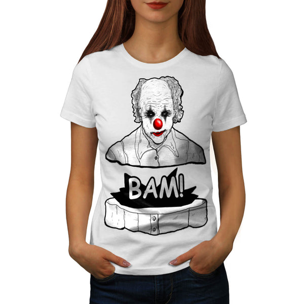 Bam Clown Joker Fun Womens T-Shirt