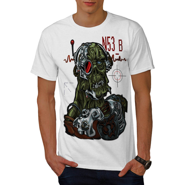 Zombie Cyborg Robot Mens T-Shirt