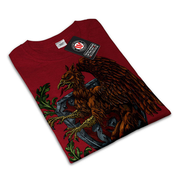 Griffin Medieval Crest Womens T-Shirt