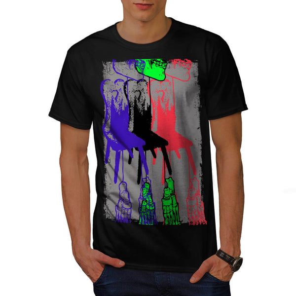 Bone Skeleton Chair Mens T-Shirt