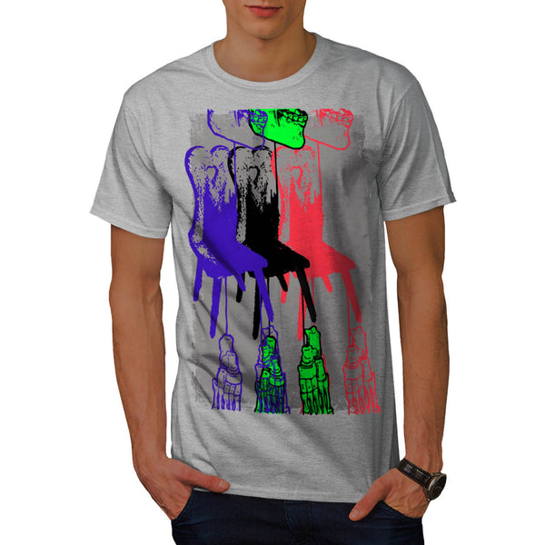 Bone Skeleton Chair Mens T-Shirt