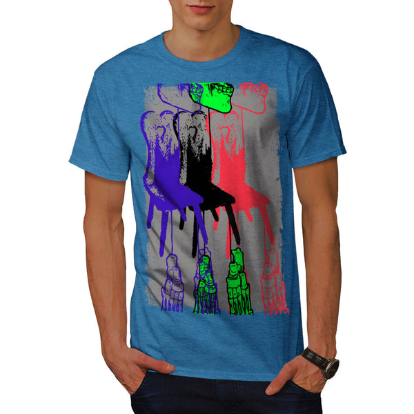 Bone Skeleton Chair Mens T-Shirt