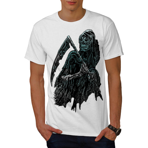 Evil Skull Grimreaper Mens T-Shirt