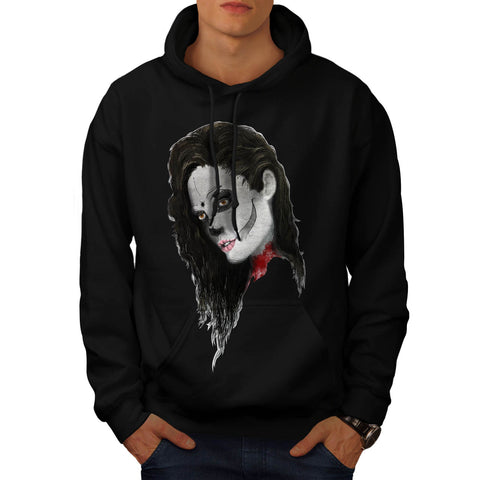 Beautiful Make Up Girl Mens Hoodie