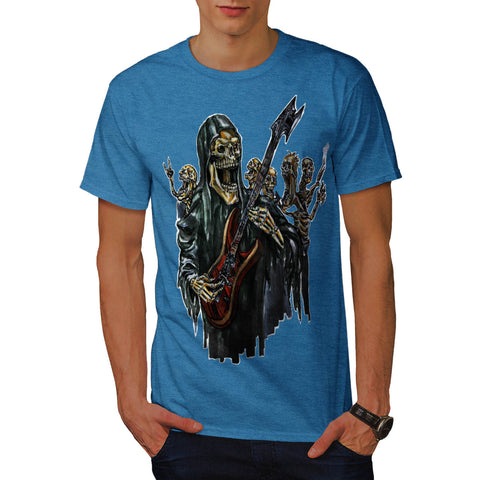 Skeleton Heavy Metal Mens T-Shirt
