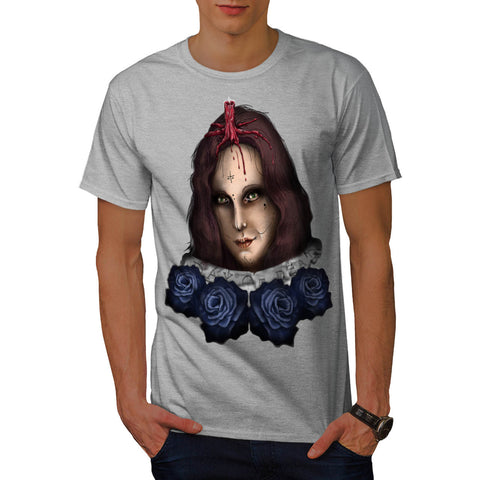 Dead Girl Gravestone Mens T-Shirt