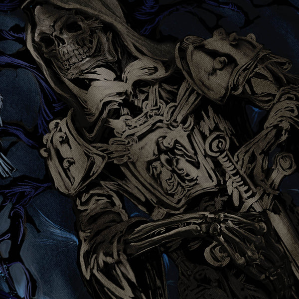 Skeleton Dark Warrior Mens T-Shirt
