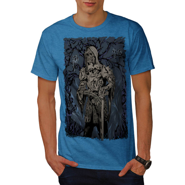 Skeleton Dark Warrior Mens T-Shirt
