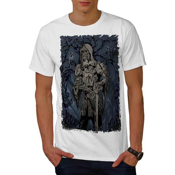 Skeleton Dark Warrior Mens T-Shirt