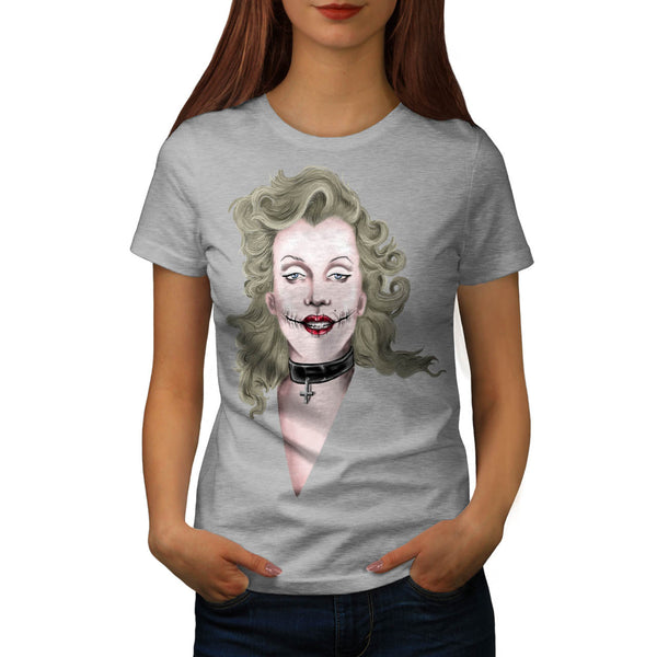 Merilyn Monroe Gothic Womens T-Shirt