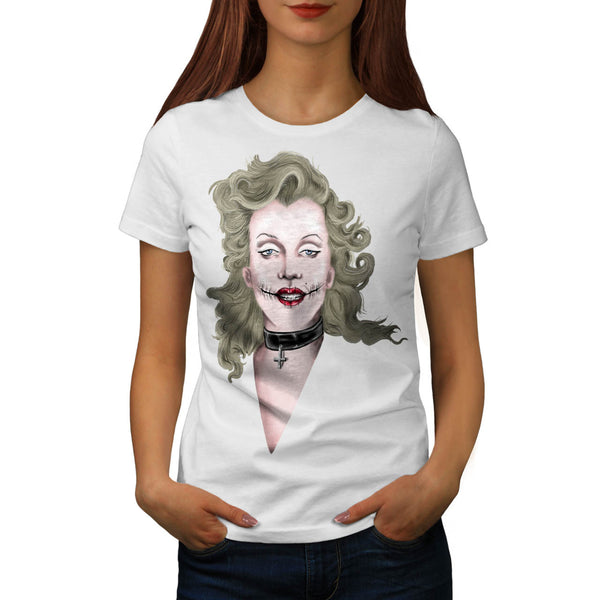Merilyn Monroe Gothic Womens T-Shirt