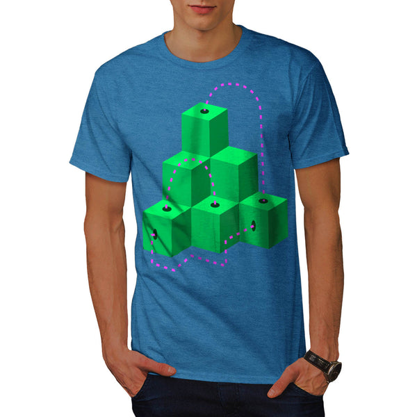 Cube Minimal Abstract Mens T-Shirt