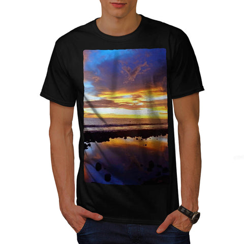 Ocean Beauty Sunset Mens T-Shirt