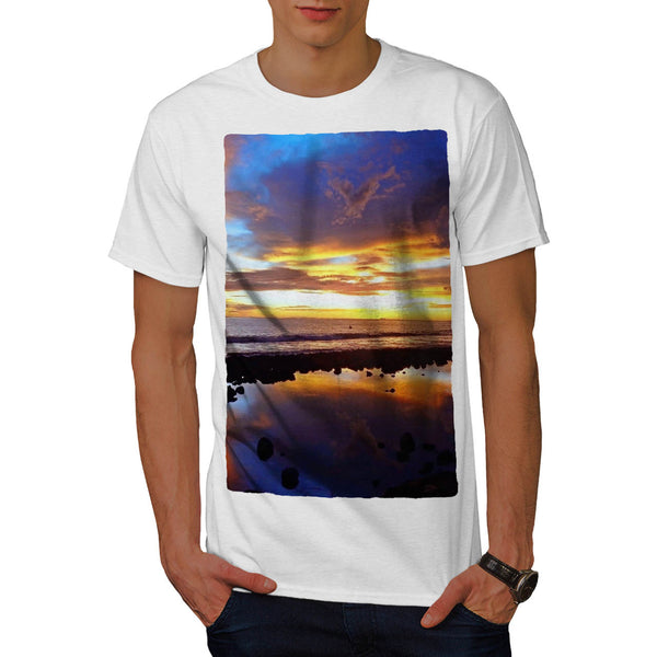 Ocean Beauty Sunset Mens T-Shirt