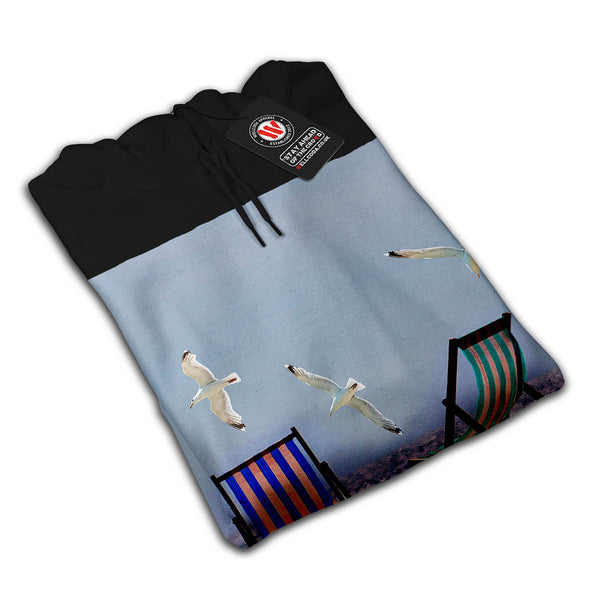 Relaxing Beach View Womens Hoodie