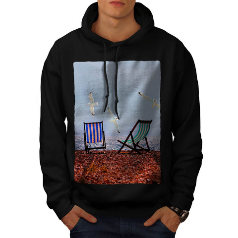 Relaxing Beach View Mens Hoodie