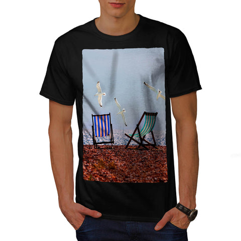Relaxing Beach View Mens T-Shirt