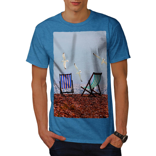 Relaxing Beach View Mens T-Shirt