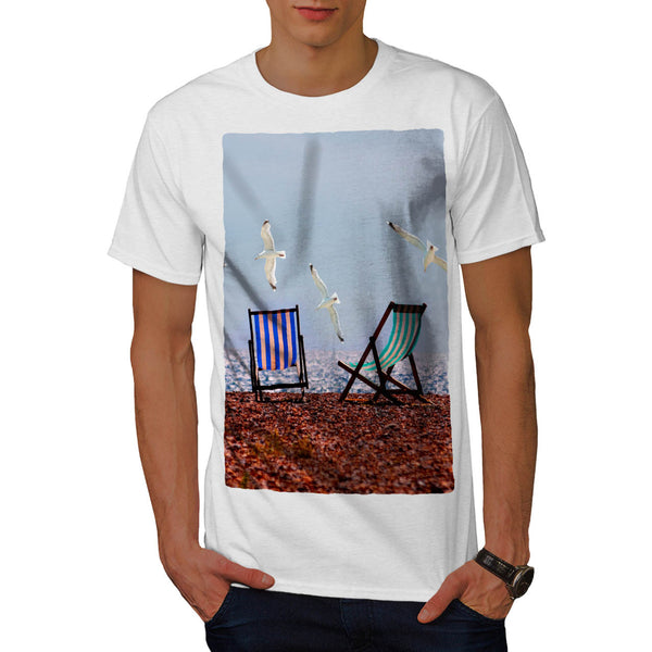 Relaxing Beach View Mens T-Shirt