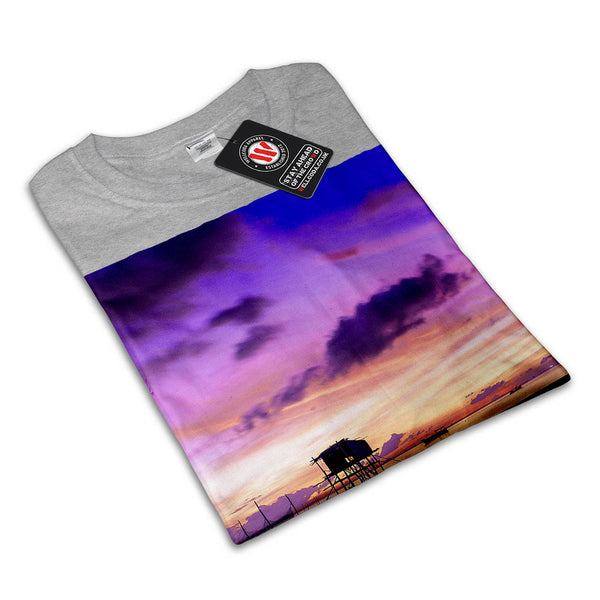 Beatiful Sea Sunset Mens T-Shirt