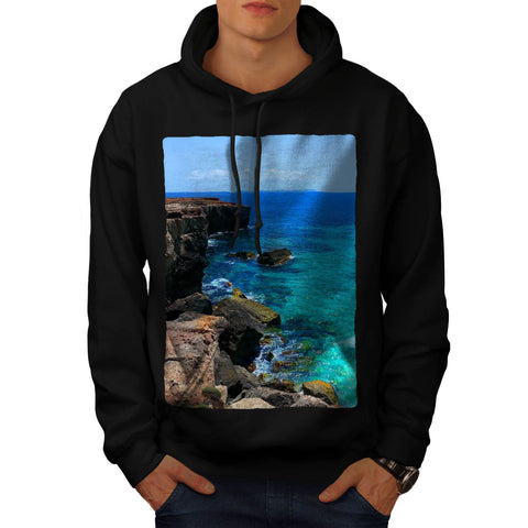 Mountain Seashore Mens Hoodie